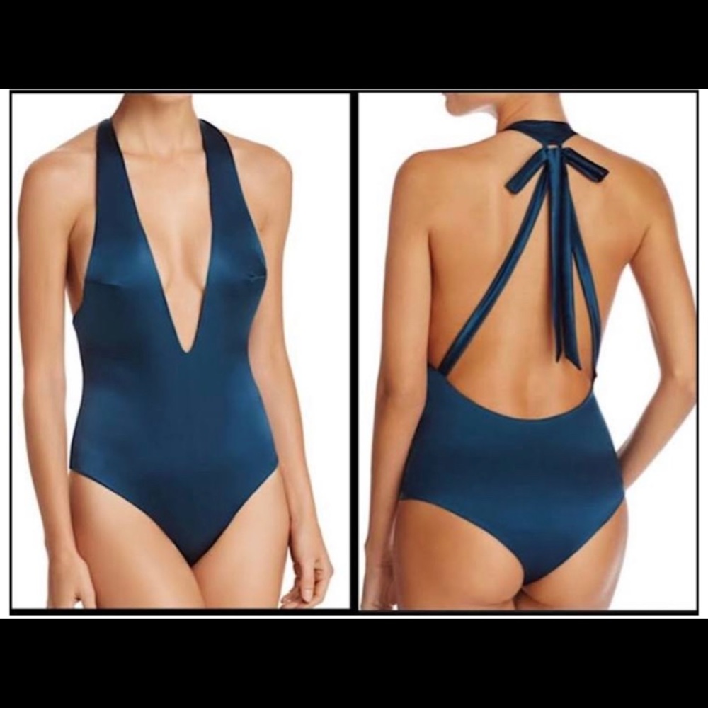 Lemons Aries Peacock Teal Bodysuit | Color: Blue